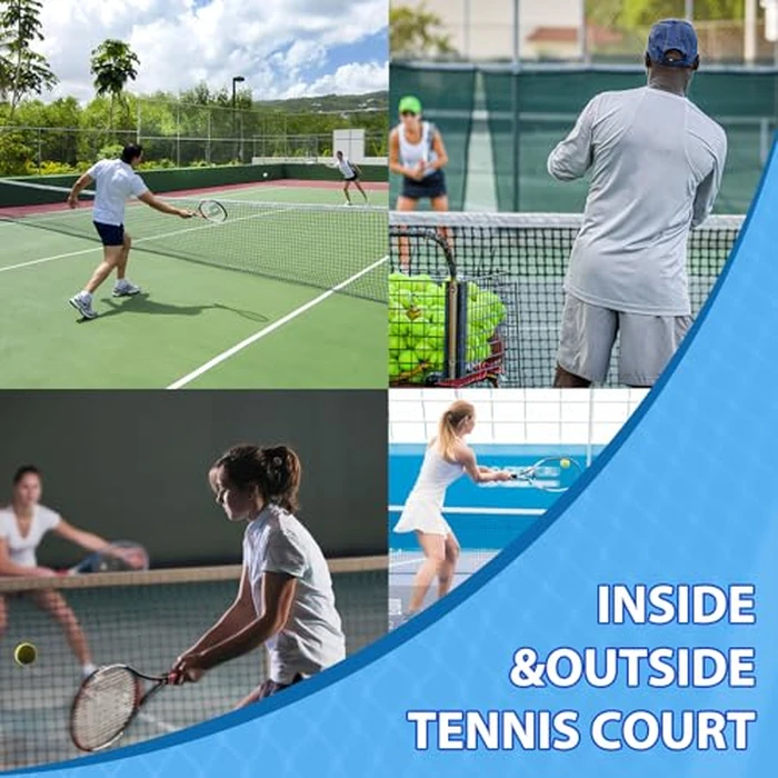 VANCL Tennis Net Outdoor Heavy Duty Professional Tennis Court Net Replacement Professional Tennis Net Nylon for Professional Tennis Courts [Includes 2 Fiberglass Dowels] by VANCL - Image 7