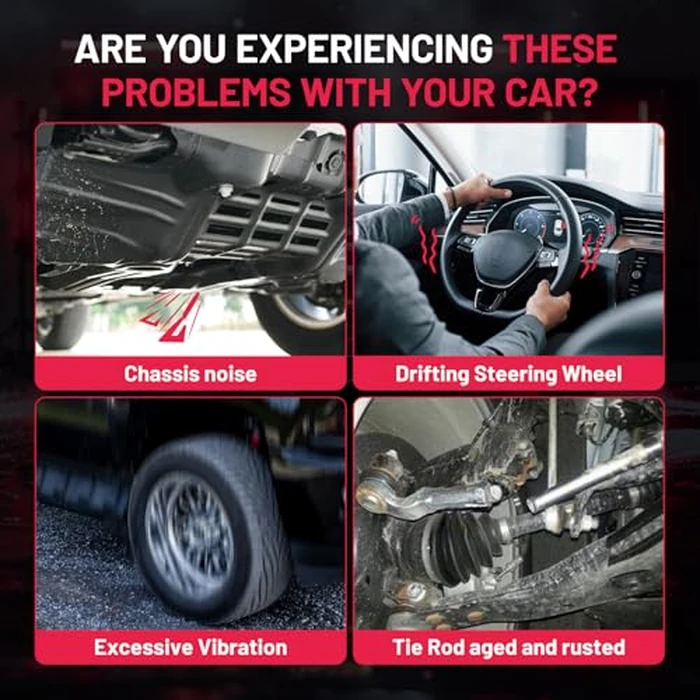 BDFHYK 4pcs Front Inner & Outer Tie Rod Ends Kit Compatible with 2013-2018 C-Max Escape 2012-2018 Focus 2014-2018 Transit Connect Replacement for EV800898 ES800954 ES800955 by BDFHYK - Image 6