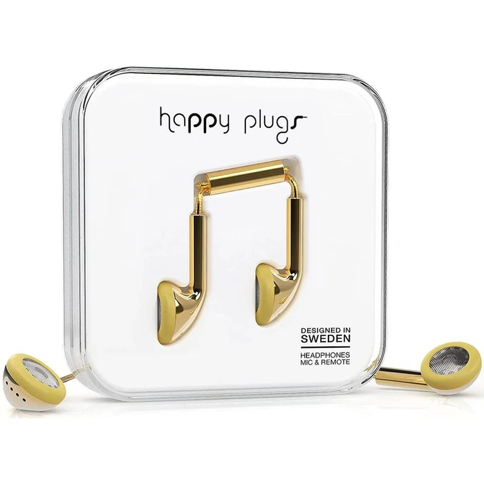 Happy Plugs Earbud Earphones - Gold by Happy Plugs - Refurbished - Excellent condition - CA$40.99