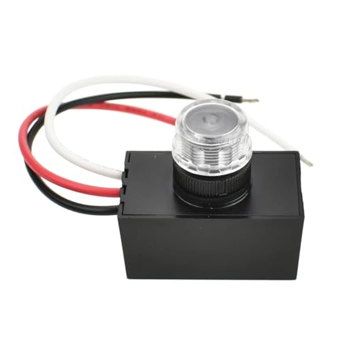 J.LUMI YCA1030 Dusk to Dawn Sensor, Hard-Wired Post Eye Photocell Sensor for Outdoor Lights, Automatic Light Control Switch, UL Listed by J.LUMI - Used - Like New condition - US$8.81