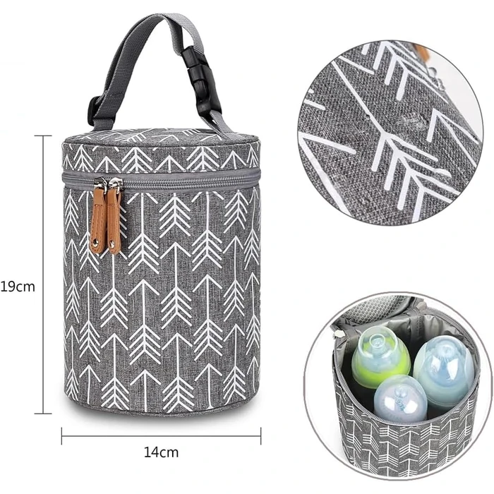 KuyatE Breast Milk Cooler Travel Tote Bag, Breast Milk Storage Tote Bag, Hanging Bottle Bags, Perfect Choice for Nursing Mothers in Day Care by KuyatE - Image 3