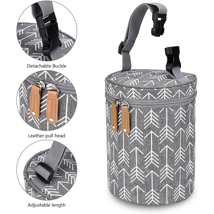KuyatE Breast Milk Cooler Travel Tote Bag, Breast Milk Storage Tote Bag, Hanging Bottle Bags, Perfect Choice for Nursing Mothers in Day Care by KuyatE - Image 6