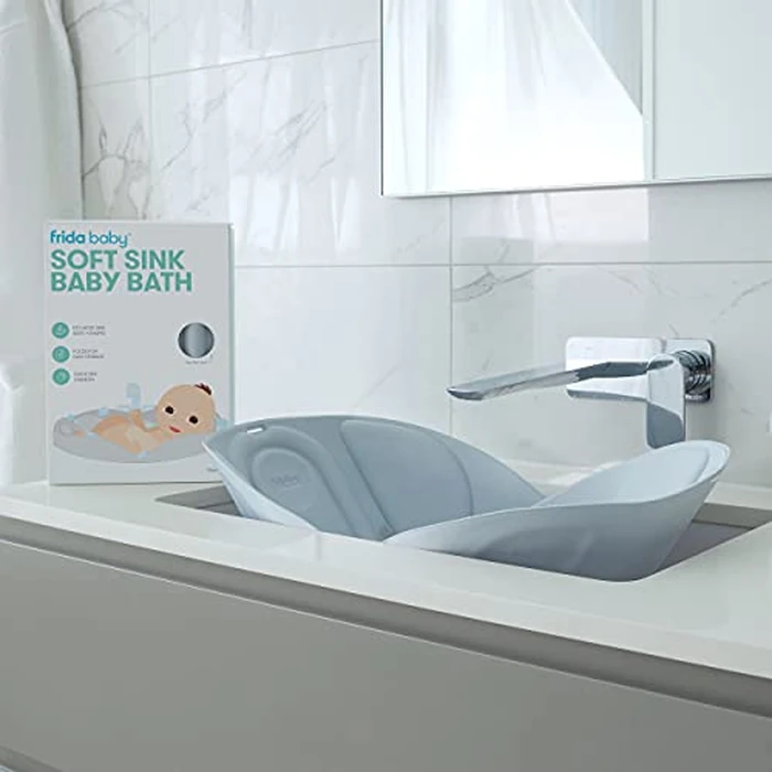 Frida Baby Soft Sink Bath, Sink Bather, Easy to Clean Bather That Supports Baby's Head by Frida Baby - Image 2