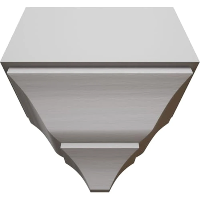 3 5/8"P x 7 1/4"W x 7 1/2"H Americraft Solid Paint Grade Wood Universal Mid Crown Moulding Coupler Block for Profiles up to 4"H x 3 5/8"P, Primed Pine by Ekena Millwork - Image 5