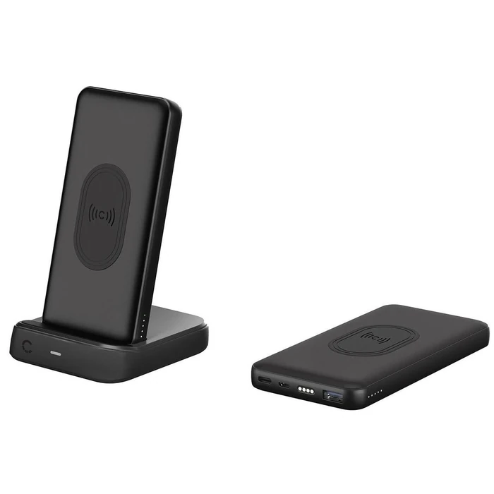 Cygnett ChargeUp Duo 10000mAh Wireless Powerbank Charging Dock CY3038PBCHE - Black by Cygnett - Refurbished - Excellent condition - US$29.48