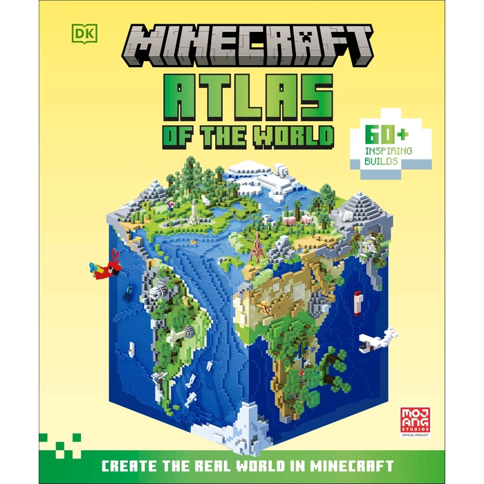 Minecraft Atlas of the World: Create the Real World in Minecraft with 60+ Inspiring Builds by DK - Used - Good condition - US$9.37
