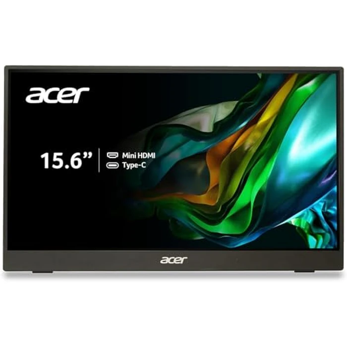 Acer PM161Q Bbmiuux 15.6" Full HD (1920 x 1080) Widescreen Portable IPS Display | AMD FreeSync Technology | 4ms (G to G) | 2 Speakers | USB Type-C Cable and Mini HDMI Cable by Acer - Used - Acceptable condition - CA$95.48