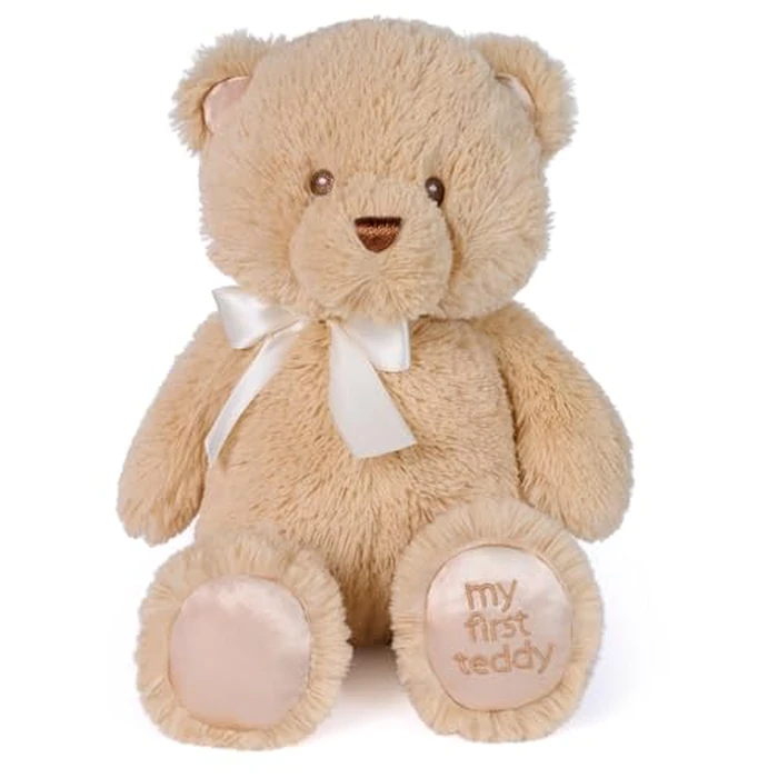 GUND Baby My First Teddy Bear, Ultra Soft Animal Plush Toy for Babies and Newborns, Light Brown/Tan, 10” by GUND - Used - Like New condition - US$15.22
