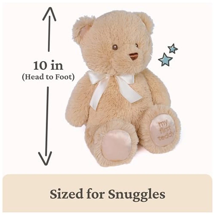 GUND Baby My First Teddy Bear, Ultra Soft Animal Plush Toy for Babies and Newborns, Light Brown/Tan, 10” by GUND - Image 2