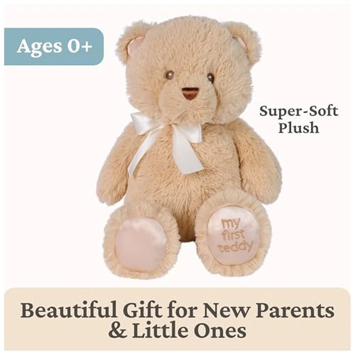 GUND Baby My First Teddy Bear, Ultra Soft Animal Plush Toy for Babies and Newborns, Light Brown/Tan, 10” by GUND - Image 3