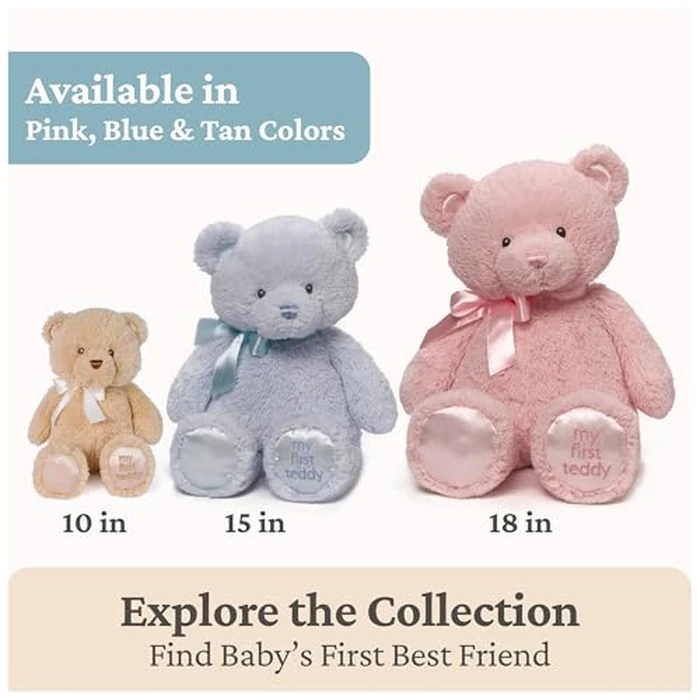 GUND Baby My First Teddy Bear, Ultra Soft Animal Plush Toy for Babies and Newborns, Light Brown/Tan, 10” by GUND - Image 7