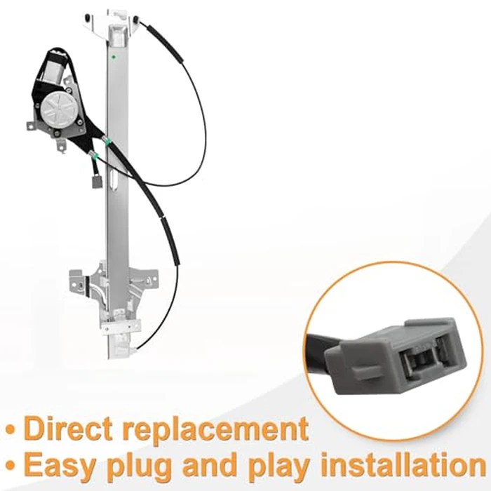 Front Passenger Side Power Window Regulator with Motor for 2003-14 Ford E-150 E-250, 1992-02 E150 E250 Econoline Van, 03-05 E350 Club Wagon, 92-98 E350 Econoline, 1999-14 E350 Super Duty, Right by NPAUTO - Image 5