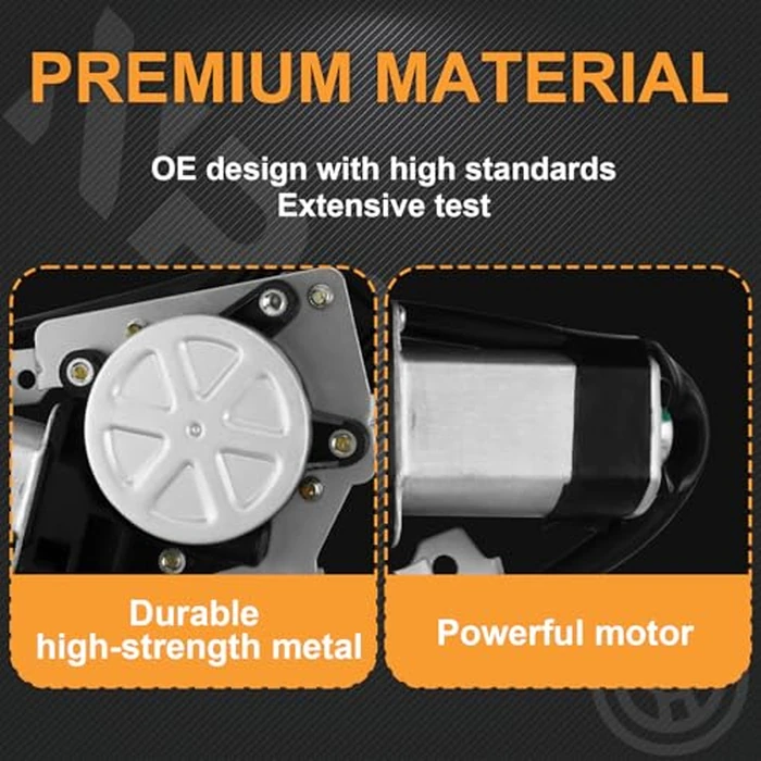 Front Passenger Side Power Window Regulator with Motor for 2003-14 Ford E-150 E-250, 1992-02 E150 E250 Econoline Van, 03-05 E350 Club Wagon, 92-98 E350 Econoline, 1999-14 E350 Super Duty, Right by NPAUTO - Image 6