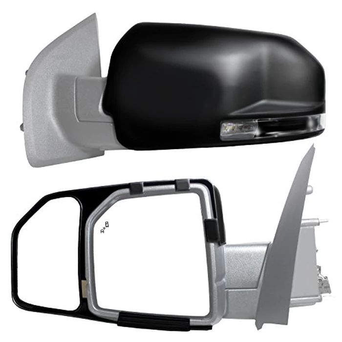 K SOURCE Snap & Zap 81850 Custom Fit Towing Mirror for 2015-2020 F150, Patented by Fit System - Used - Very Good condition