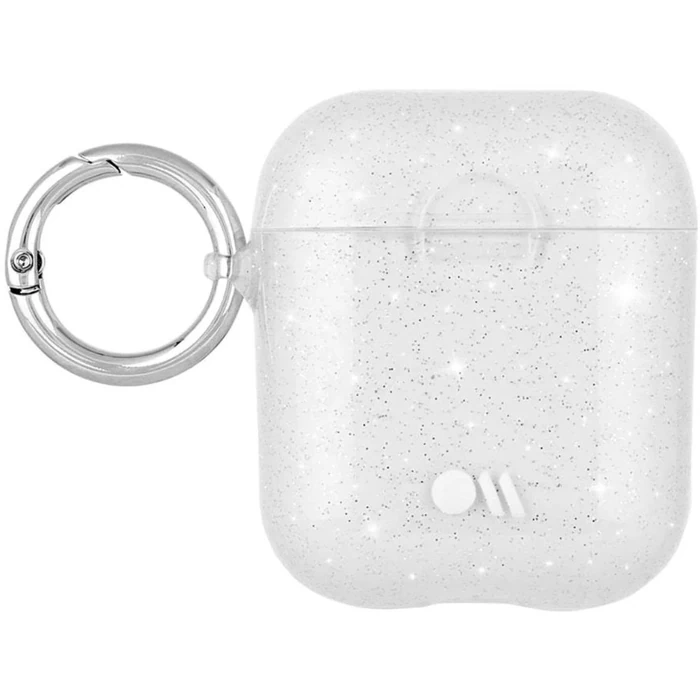 Case-Mate Case for AirPods with Ring Clip and Neck Strap - Sheer Crystal by Case-Mate - Refurbished - Brand New condition - US$8.13
