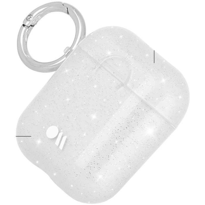 Case-Mate Case for AirPods with Ring Clip and Neck Strap - Sheer Crystal by Case-Mate - Image 4