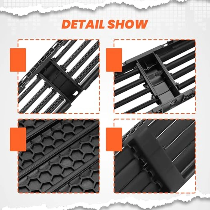 HECASA Active Grille Shutter w/o Motor Compatible with 2016-2025 Chevy Chevrolet Malibu/Bolt EV/EUV Buick LaCrosse Replacement for 23278689 GM1206116 Radiator Shutter Plastic by HECASA - Image 4