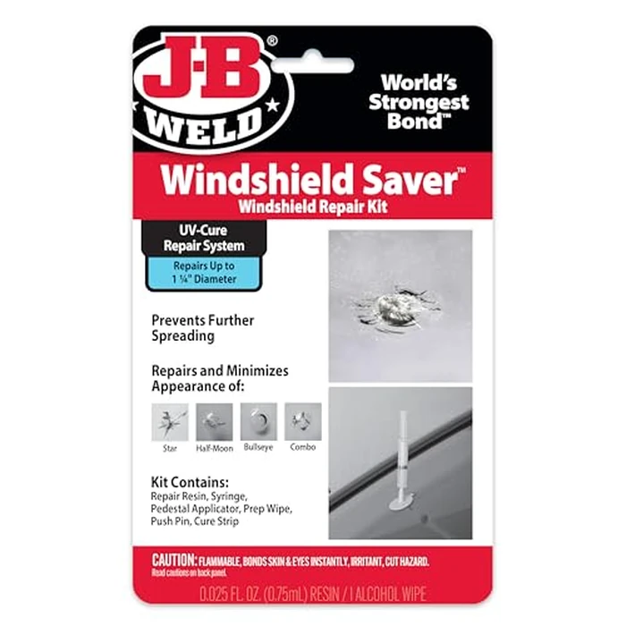 J-B Weld 2100 Windshield Saver Repair Kit, 0.025 fl. oz by J-B Weld - Image 1