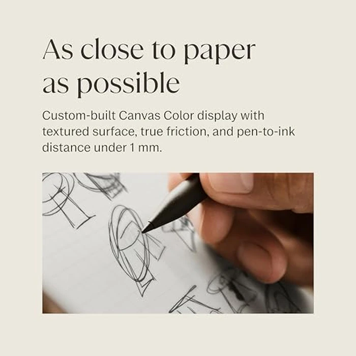 reMarkable Paper Pro Bundle - Premium Leather | Includes 11.8” reMarkable Paper Tablet, Marker Plus Pen with Eraser, and a Book Folio Cover in Black Leather by reMarkable - Image 4