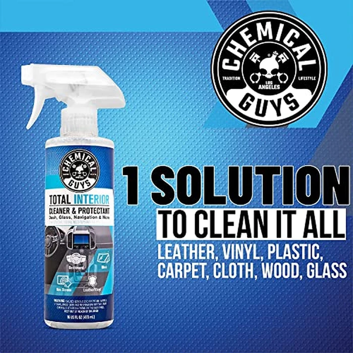 Chemical Guys Total Interior Sprayable Cleaner and Protectant Multi-Scent 3 Pack (Fresh, Black Cherry & New Car), Safe for Cars, Trucks, SUVs, Jeeps, Motorcycles, RVs & More, (3) 16 fl oz Bottles by Chemical Guys - Image 2