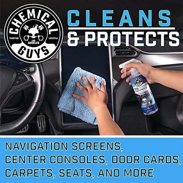 Chemical Guys Total Interior Sprayable Cleaner and Protectant Multi-Scent 3 Pack (Fresh, Black Cherry & New Car), Safe for Cars, Trucks, SUVs, Jeeps, Motorcycles, RVs & More, (3) 16 fl oz Bottles by Chemical Guys - Image 3