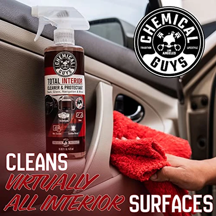 Chemical Guys Total Interior Sprayable Cleaner and Protectant Multi-Scent 3 Pack (Fresh, Black Cherry & New Car), Safe for Cars, Trucks, SUVs, Jeeps, Motorcycles, RVs & More, (3) 16 fl oz Bottles by Chemical Guys - Image 5
