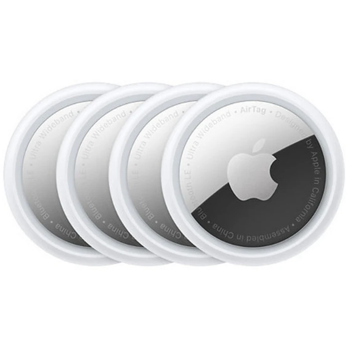 Apple AirTag (4 packs) - Silver by Apple - Refurbished - Excellent condition
