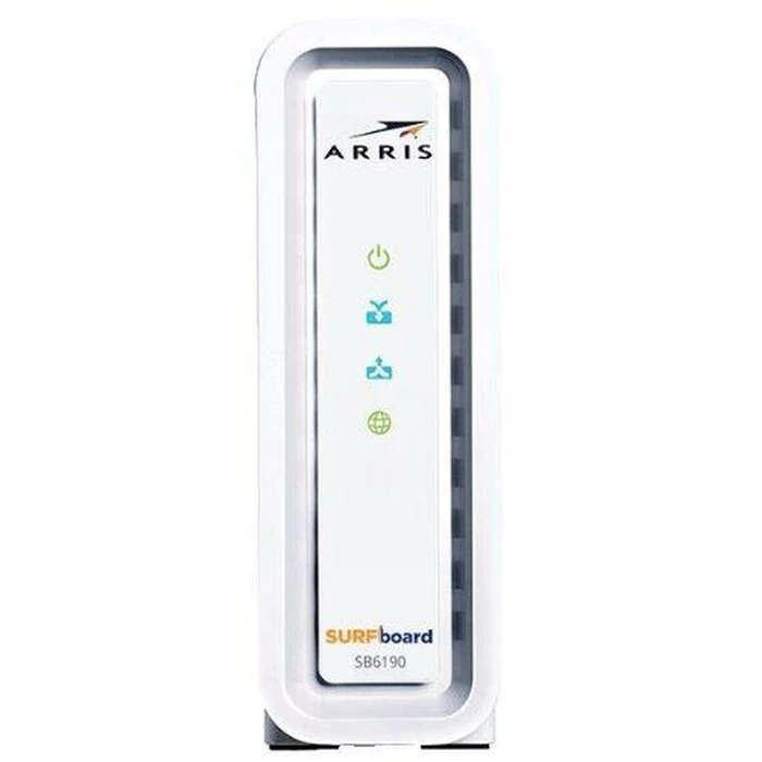 Arris SB6190 SURFboard DOCSIS 3.0 32 x 8 Gigabit Cable Modem - White by Arris - Refurbished - Excellent condition
