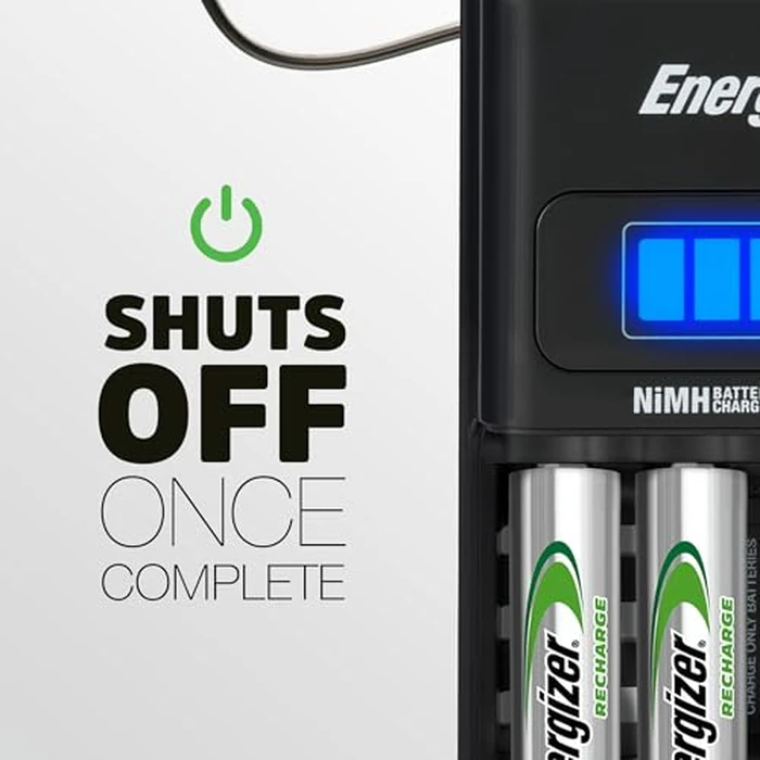 Energizer Recharge Universal Charger for NiMH Rechargeable AA, AAA, C, D, and 9V Batteries by Energizer - Image 7