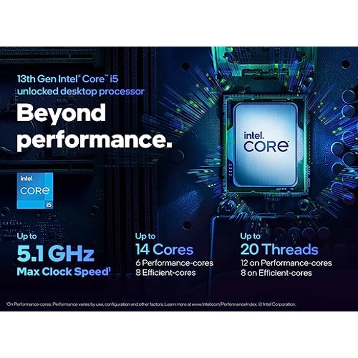 Intel Core i5-13600K Desktop Processor 14 cores (6 P-cores + 8 E-cores) 24M Cache, up to 5.1 GHz by Intel - Used - Like New condition - US$249.00