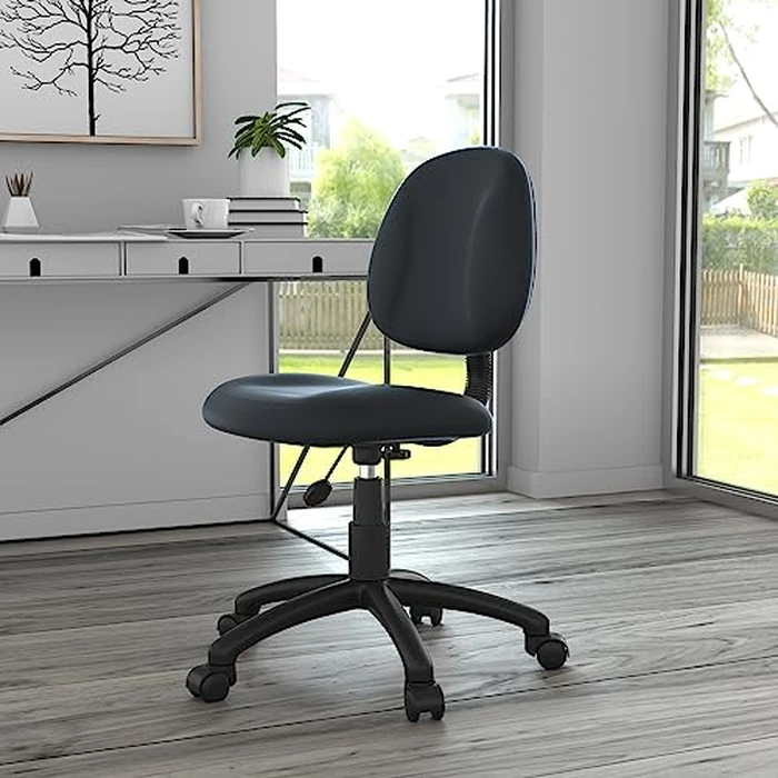 Boss Office Products Posture Task Chair Without Arms in Black, Low-Back (B305) by Boss Office Products - Image 1