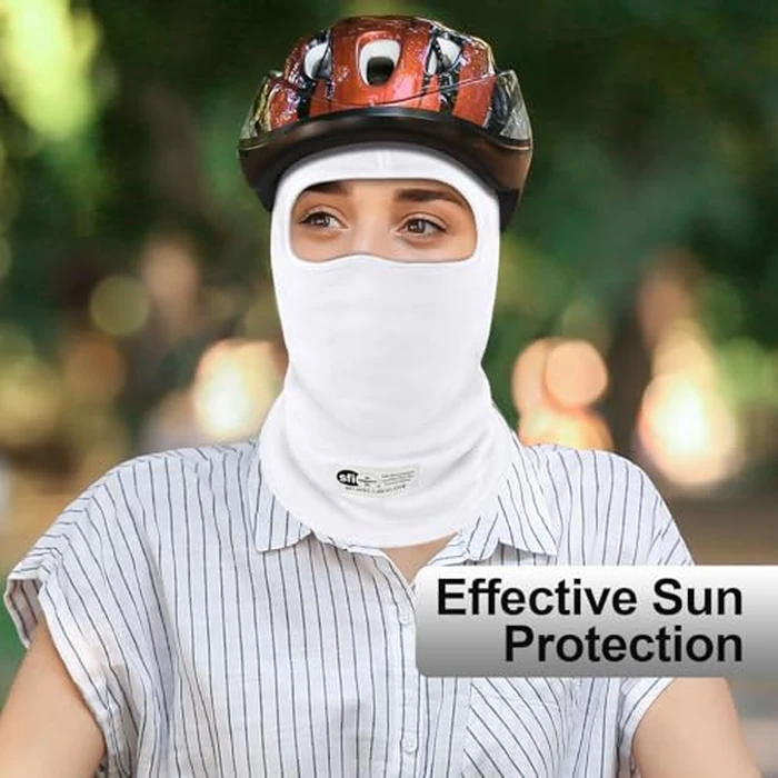 J-RACING(R) Racing Balaclava, Lightweight Aramid Knit, SFI 3.3 Certified, Flame Retardant, Stretch Fit & Breathable Head Sock for Auto Racing- Upgrade White by J-RACING - Image 8