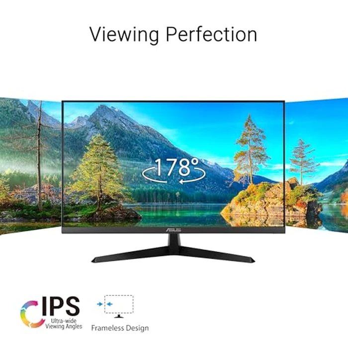 ASUS 24 inch 120Hz Gaming Office Computer Monitor (VY249HGR) - 1080p(Full HD), IPS, 120Hz, 1ms, Adaptive Sync, Eye Care Plus, Blue Light Filter, Flicker Free, SmoothMotion, DisplayWidget, 3yr warranty by ASUS - Image 2