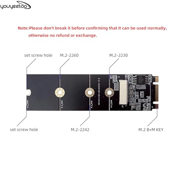 youyeetoo i226-V Gigabit 2.5G Ethernet Server NIC Card - M.2 Interface for Enhanced Network Speeds,Support youyeetoo X1 X86 SBC, 10/100/1000/2500 Mbps RJ45 LAN (M.2 A + E Key,20CM) by youyeetoo - Image 7