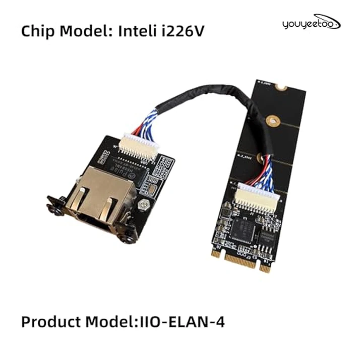 youyeetoo i226-V Gigabit 2.5G Ethernet Server NIC Card - M.2 Interface for Enhanced Network Speeds,Support youyeetoo X1 X86 SBC, 10/100/1000/2500 Mbps RJ45 LAN (M.2 A + E Key,20CM) by youyeetoo - Image 8