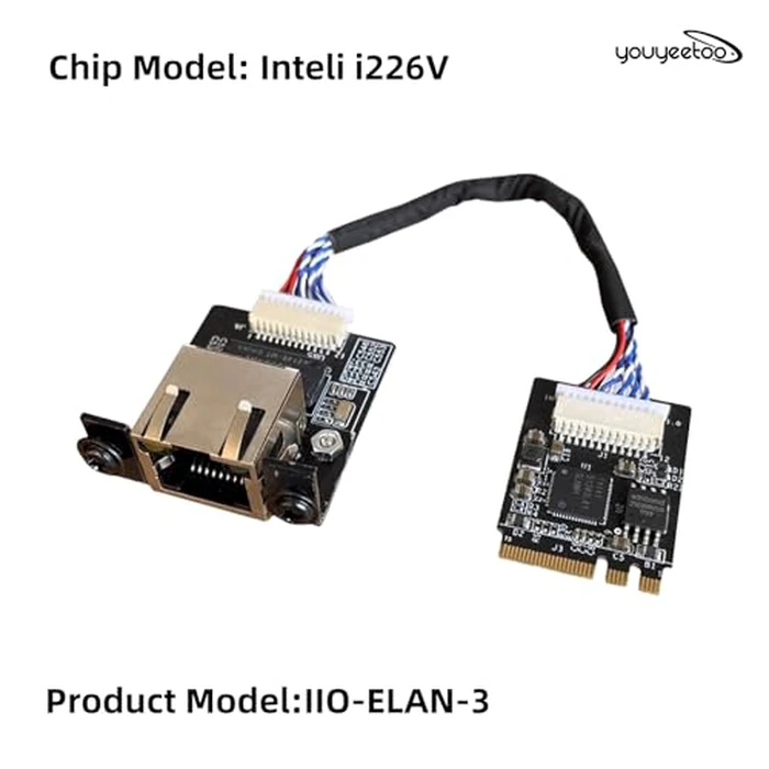 youyeetoo i226-V Gigabit 2.5G Ethernet Server NIC Card - M.2 Interface for Enhanced Network Speeds,Support youyeetoo X1 X86 SBC, 10/100/1000/2500 Mbps RJ45 LAN (M.2 A + E Key,20CM) by youyeetoo - Image 9