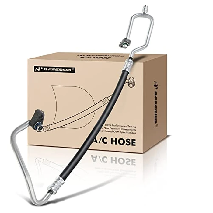 A-Premium A/C Discharge Line Hose Assembly Compatible with Hyundai Elantra 2011-2013, Elantra Coupe 2013, Elantra GT 2013, 1.8L, Compressor to Condenser by A-Premium - Used - Like New condition