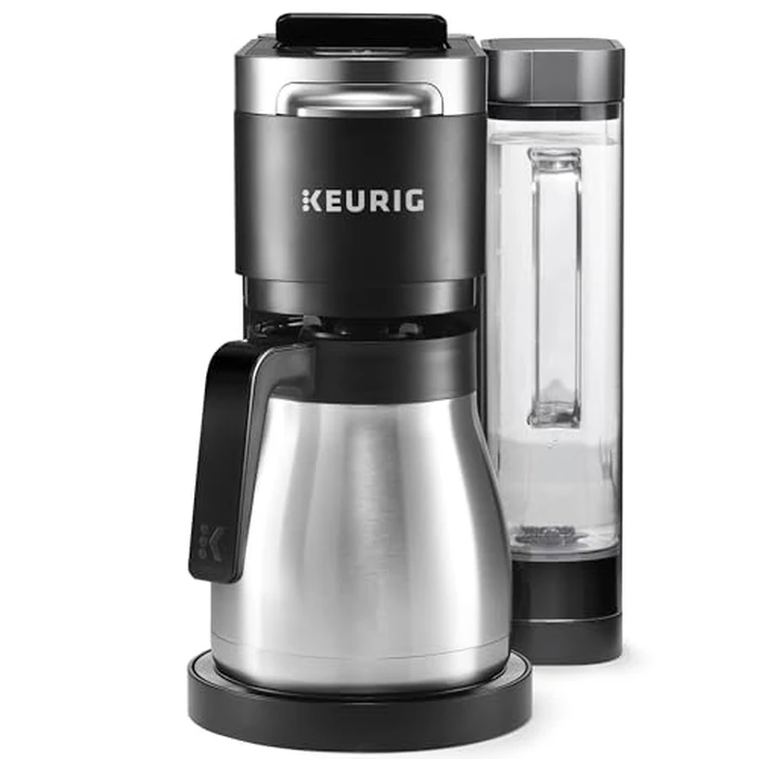 Keurig K-Duo Plus Single Serve & Carafe Coffee Maker, Multi-Position 60oz Removable Reservoir, Programmable Auto Brew Carafe, Black by Keurig - Used - Very Good condition - US$372.37