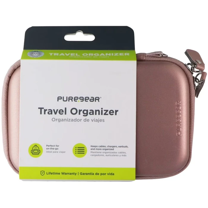 PureGear Travel Organizer Carry Case Zip-Up Pouch - Pink - Brand New by PureGear - Image 2