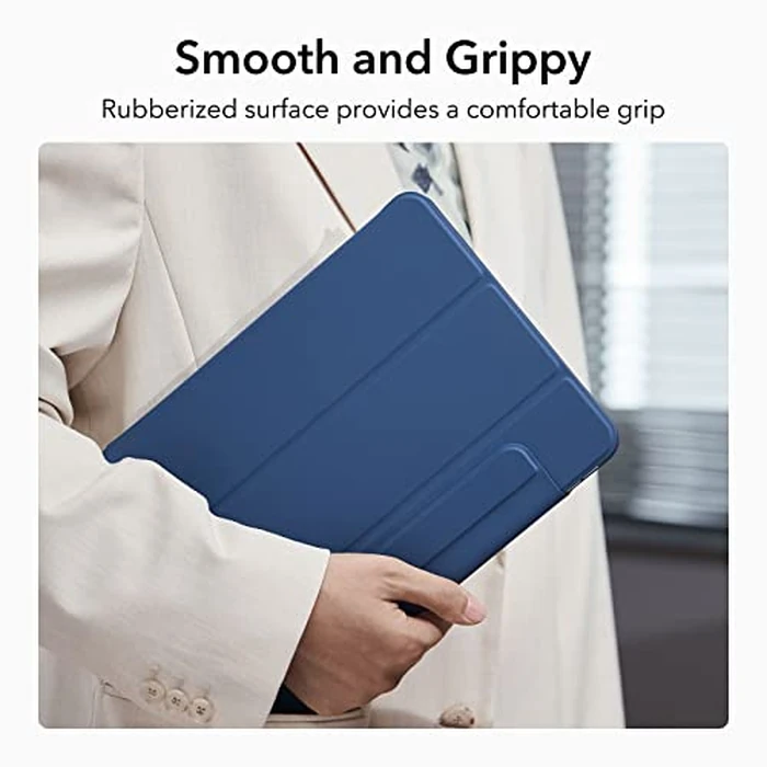 ESR for iPad Pro 12.9 6th/5th/4th Gen, iPad Air 13 Inch Case M3/M2 (2025/2024), Powerful Magnetic Attachment, Slim Trifold Stand Case, Supports Pencil Pro & Pencil (USB-C), Rebound Series, Navy Blue by ESR - Image 7