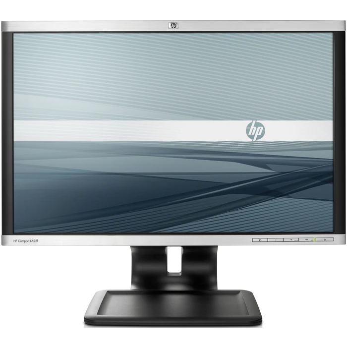 HP LA22F WLED Backilt LCD Monitor 22" - Brushed Aluminium/Black - 22 Inch by HP - Image 1