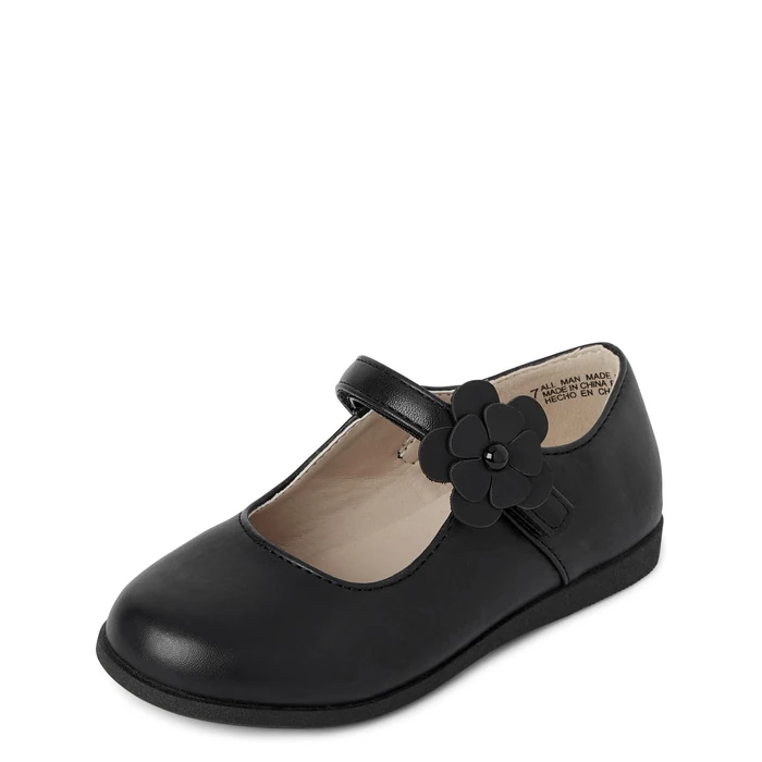 The Children's Place,girls,The Children's Place Toddler Girls Comfort Flex Shoes,Uniform Comfort Flex Shoes,Black,8 Toddler by The Children's Place - Used - Very Good condition - US$15.95