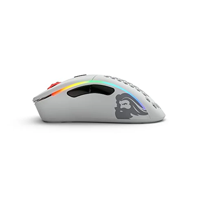 GLORIOUS Model D Wireless Gaming Mouse - 69g Superlight, Lag Free 2.4Ghz Wireless, Up to 71 Hour Battery, RGB, BAMF Sensor, Ergonomic, 6 Buttons - Matte White by GLORIOUS - Image 2