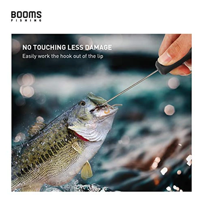 Booms Fishing R05 Fish Hook Remover, Dehooker for Saltwater and Freshwater, 7 inch Fish Hook Quick Removal Device, Portable Fish Accessories and Tools, 2pcs by Booms Fishing - Image 2