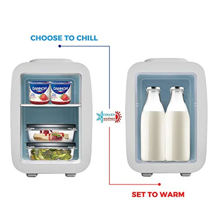 CAYNEL Mini Fridge Portable Thermoelectric 4 Liter Cooler and Warmer for Skincare, Eco Friendly Beauty Fridge For Foods,Medications, Cosmetics, Breast Milk, Medications Home and Travel by CAYNEL - Image 5