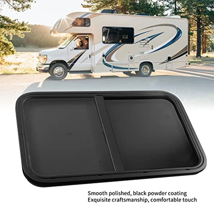 Sonew RV Sliding Window, Waterproof Sliding Black RV Window with Net, Replacement RV for 0.2-0.28’’/2.08-2.12’’ Wall Thickness(31.5" Wx19.68 H) by Sonew - Image 6