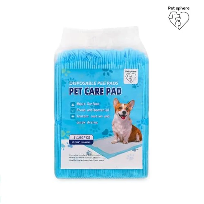 Pet Sphere Dog Pee Pads - Puppy Pads 100 Count - 33 x 45 Dog Training Pads - Potty Pads for Dogs - 6 Layer Super Absorbent Puppy Essentials - Disposable Potty Pads for Dogs by Pet sphere - Image 8
