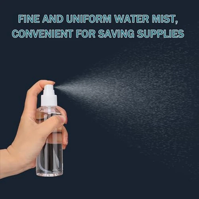 ZhouBoat 24 Pack Spray Bottle Top, Spray Bottle Nozzle Replacement, 24/410 Fine Mist Spray Caps with 5.9" Dip Tube, Plastic Sprayer Pump for Toners and Essential Oil Bottles, Home, Kitchen White by ZhouBoat - Image 3