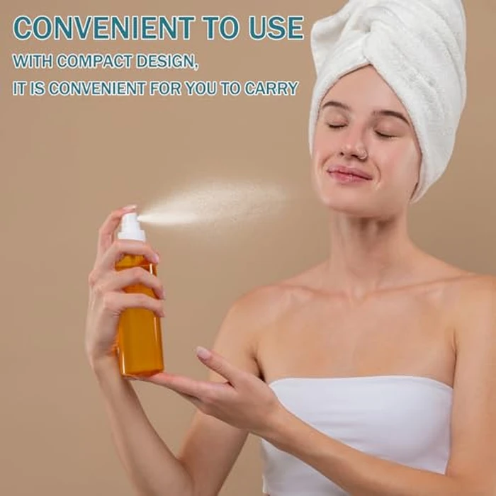 ZhouBoat 24 Pack Spray Bottle Top, Spray Bottle Nozzle Replacement, 24/410 Fine Mist Spray Caps with 5.9" Dip Tube, Plastic Sprayer Pump for Toners and Essential Oil Bottles, Home, Kitchen White by ZhouBoat - Image 5