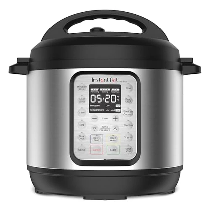 Instant Pot Duo Plus 9-in-1 Multicooker, Pressure Cooker, Slow Cook, Rice Maker, Steamer, Sauté, Yogurt, Warmer & Sterilizer, Includes App with Over 800 Recipes, Stainless Steel, 6 Quarts by Instant Pot - Used - Acceptable condition